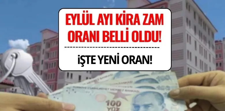 EYLÜL 2025 - Kira Artış Oranı